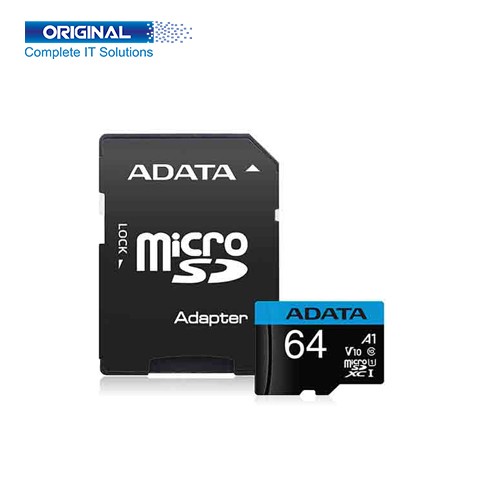 Adata 64GB Class-10 Micro SD Memory Card