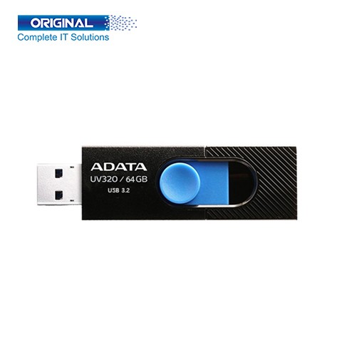 ADATA UV320 64GB USB 3.2 Black-Blue Pen Drive