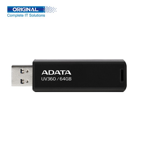 ADATA UV360 64GB USB 3.2 Black Pen Drive