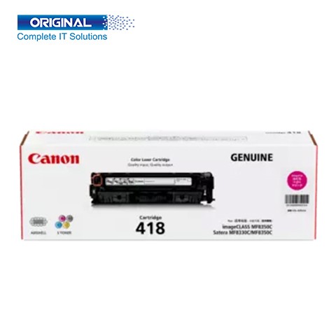 Canon 418 Magenta Original Color Laser Toner