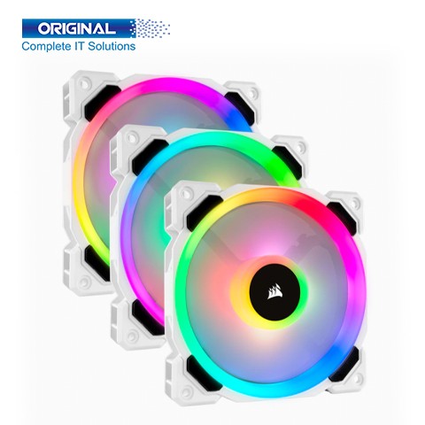 Corsair LL120 Dual Light Loop White RGB Case Cooling Fan