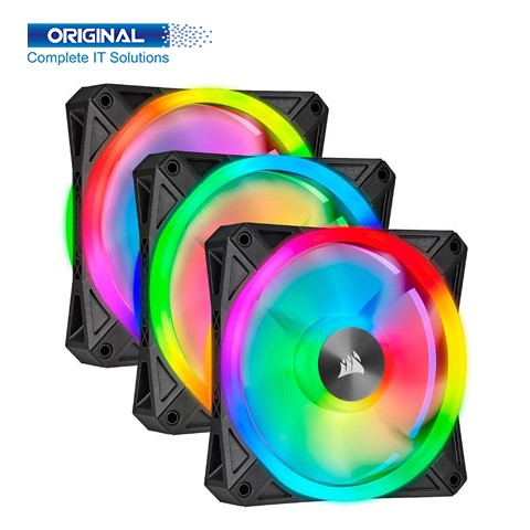 Corsair iCUE QL120 RGB Triple Fan with Lighting Casing Fan