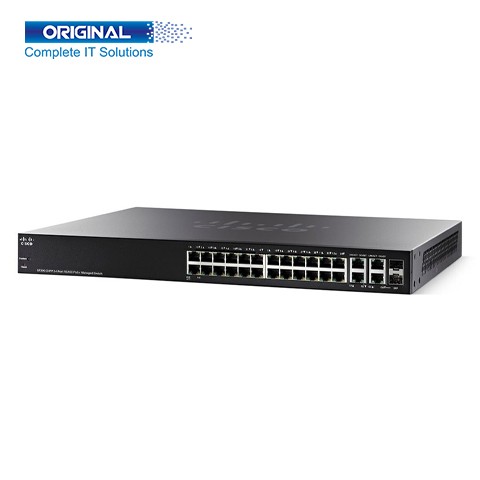 Cisco SF350-24 24-Port 10/100 POE Managed Switch