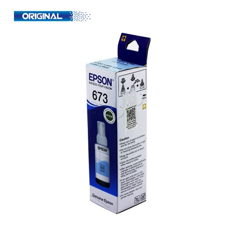 Epson 673 Light Cyan Original Ink Bottle (C13T673500)