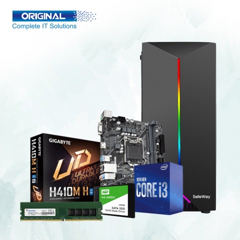 Intel 10th Gen Core i3-10100 4GB Ram 120GB SSD Gaming PC