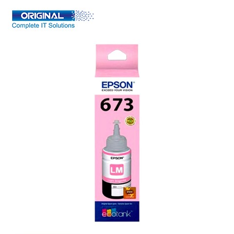 Epson 673 Light Magenta Original Ink Bottle (C13T673600)