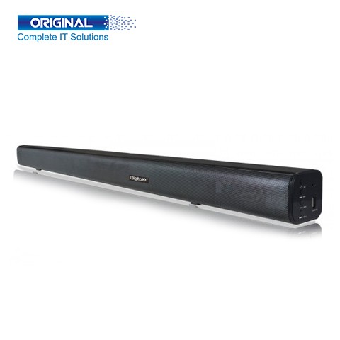 DigitalX XS6 Bluetooth Single Sound Bar Black Speaker