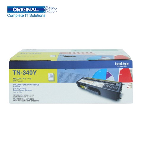 Brother TN-340Y Yellow Original Laser Toner