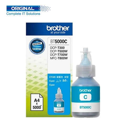 Brother BT5000 Cyan Original Ink Bottle Cartridge