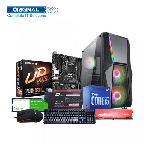 Intel Core i5-10400 10th Gen 4GB Ram 240GB M.2 SSD Gaming PC