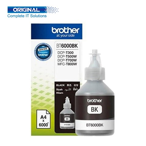 Brother BT6000BK Black Original Ink Bottle Cartridge