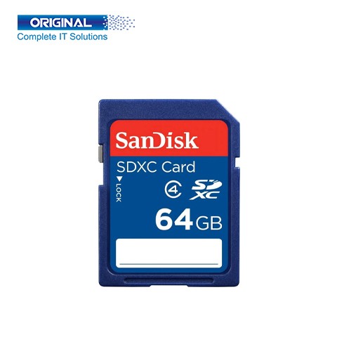 Sandisk 64GB Class 4 SDHC Flash Memory Card