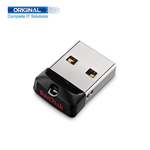 Sandisk Cruzer Fit 16GB USB 2.0 Black Pen Drive