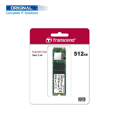 Transcend 512GB 110S NVMe M.2 2280 PCIe Gen3x4 SSD