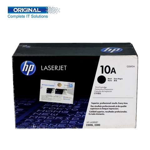 HP 10A Black Original LaserJet Toner (Q2610A)
