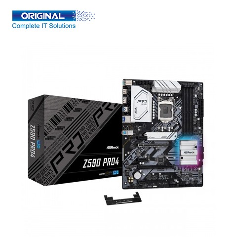 ASRock Z590 Pro4 10th and 11th Gen Micro ATX Motherboard