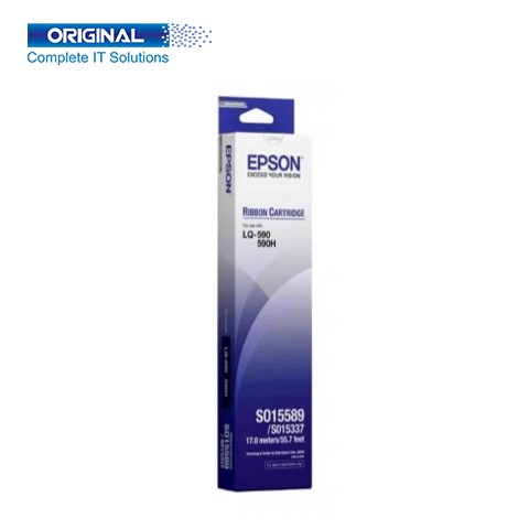 Epson LQ590 Black Original Ribbon (C13S015589)