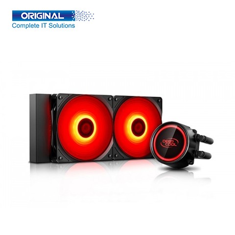 DEEPCOOL Gammaxx L240T Red Liquid CPU Cooler