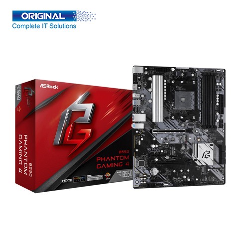 ASRock B550 Phantom Gaming 4 3rd Gen AMD AM4 Socket Motherboard