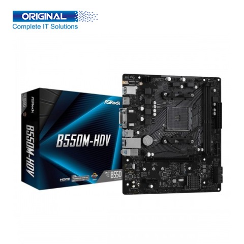 ASRock B550M-HDV DDR4 3rd Gen AMD AM4 Socket Motherboard