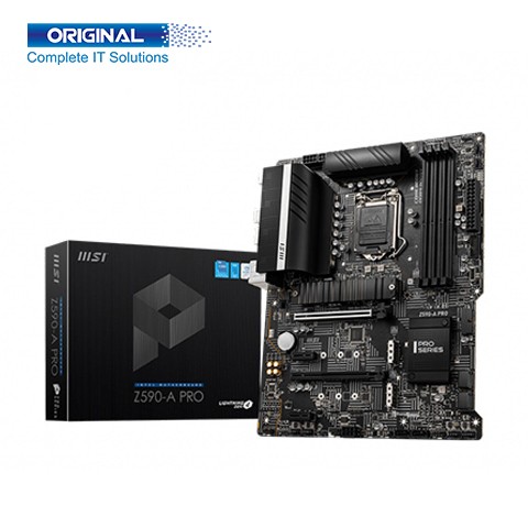 MSI Z590-A PRO 10th and 11th Gen DDR4 Intel LGA1200 ATX Motherboard