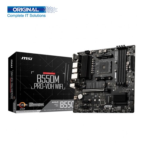 MSI B550M Pro-VDH WI-FI AMD AM4 Micro ATX Motherboard