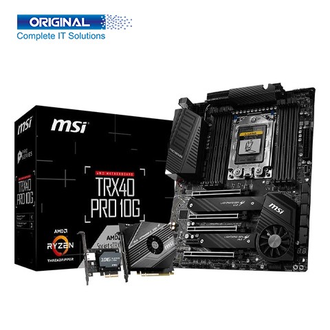 MSI TRX40 PRO 10G AMD 3rd Gen sTRX4 Socket ATX Motherboard