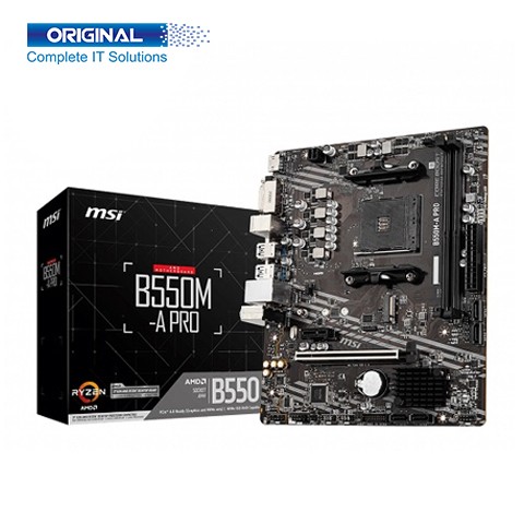 MSI B550M-A PRO AMD 3rd Gen AM4 Socket Micro ATX Motherboard