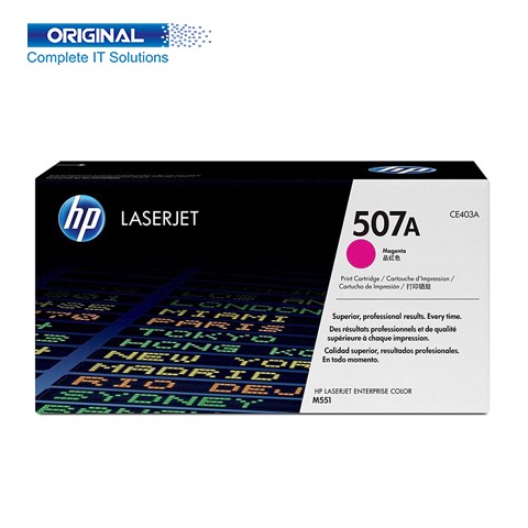 HP 507A Magenta Original Color LaserJet Toner (CE403A)