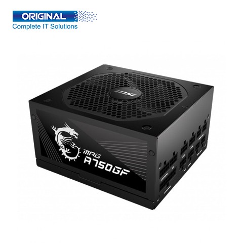 Brand New MSI MPG A750GF Full Modular Gold PSU 750W For Gaming Desktop  Switching Power Supply