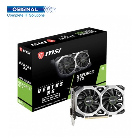 MSI GEFORCE GTX 1650 VENTUS XS 4G OCV1 Graphics Card (Bundle With PC)