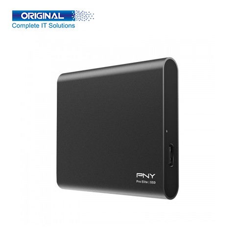 PNY Pro Elite 500GB USB 3.1 Gen 2 Type-C Portable SSD (PSD0CS2060-500-RB)