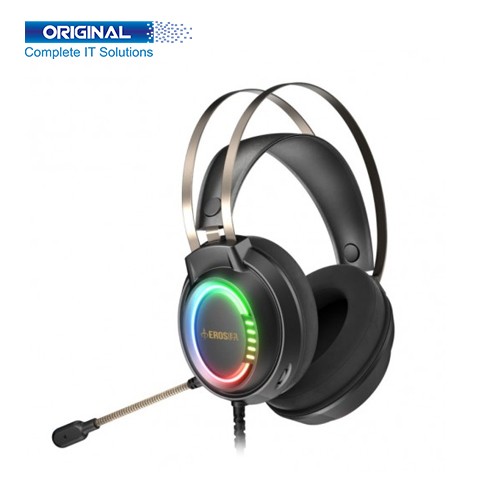 Gamdias Eros E3 RGB Wired Black Gaming Headphone