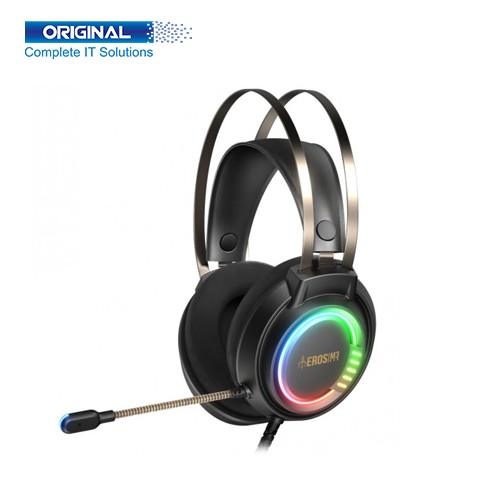 Gamdias Eros M3 RGB Wired Black Gaming Headphone