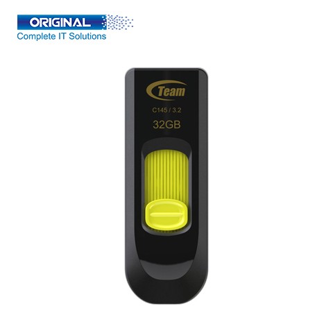 Team C145 32GB USB 3.2 Yellow-Green Pen Drive