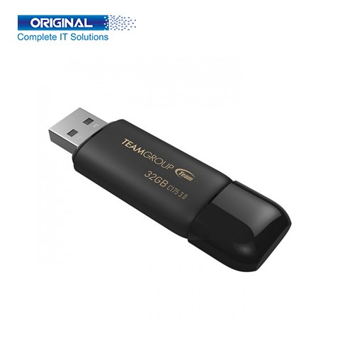 Team C175 32GB USB 3.2 Black Pen Drive