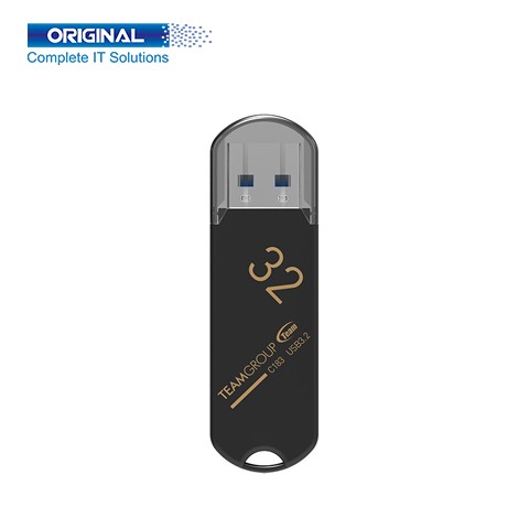 Team C183 32GB USB 3.2 Black Pen Drive