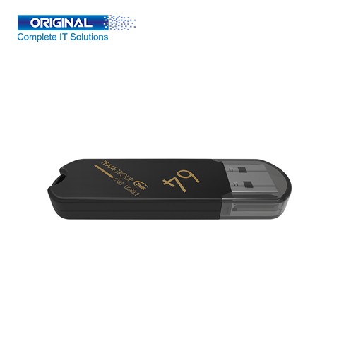 Team C183 64GB USB 3.2 Black Pen Drive