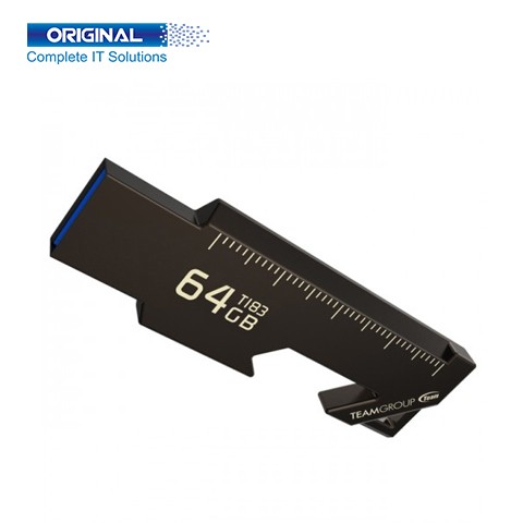 Team T183 64GB USB 3.2 Black Pen Drive