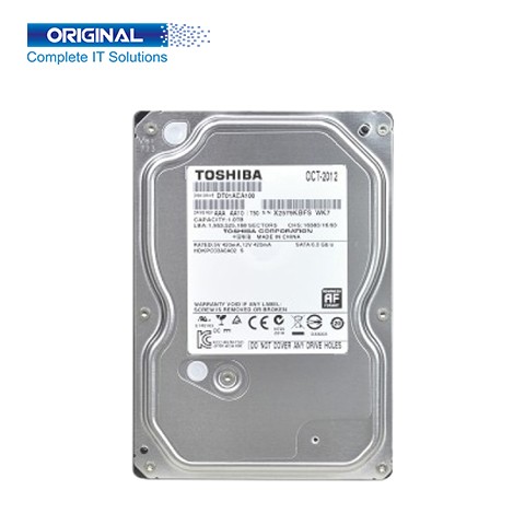 Toshiba 1TB Sata 3.5 Inch 7200 RPM Internal Desktop Hard Disk