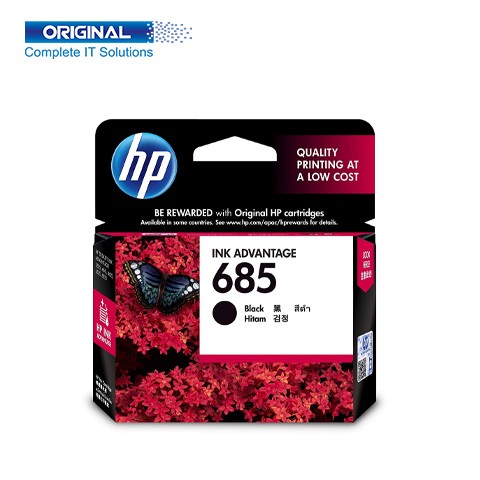 HP 685 Black Original Ink Advantage Cartridge (CZ121AA)