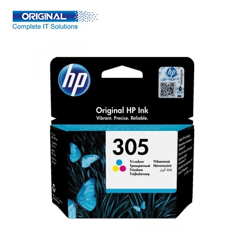 HP 305 Tri-color Original Ink Cartridge (3YM60AE)