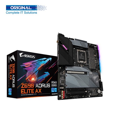 Gigabyte Z690 AORUS ELITE AX 12th Gen WiFi ATX Motherboard