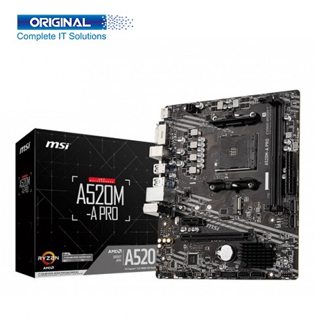 MSI A520M-A Pro DDR4 AMD AM4 Micro-ATX Motherboard