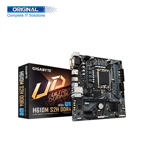 Gigabyte H610M S2H DDR4 12th Gen Micro ATX Motherboard