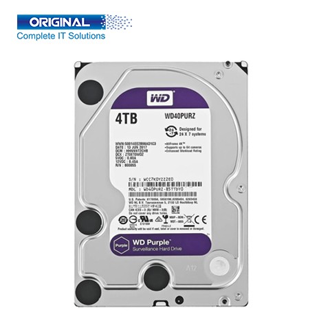 WD 4TB Sata 3.5 Inch 5400 RPM Internal Desktop Hard Disk Drive