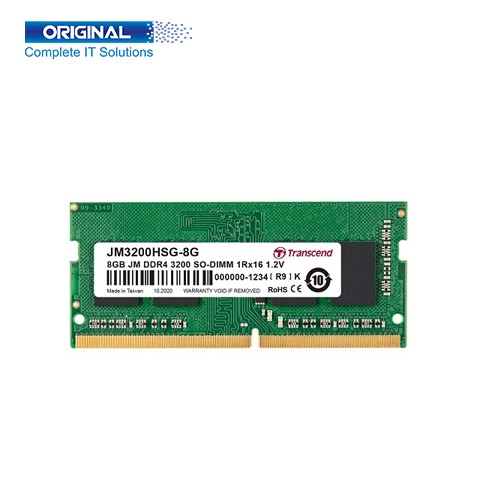 Mémoire vive Transcend DDR4 - 8 Go, DDRAM