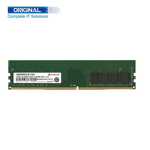 Transcend JetRAM 16GB DDR4 2666MHz U-DIMM Desktop Ram