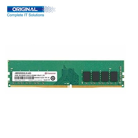 Transcend JetRAM 4GB DDR4 3200MHz U-DIMM Desktop Ram