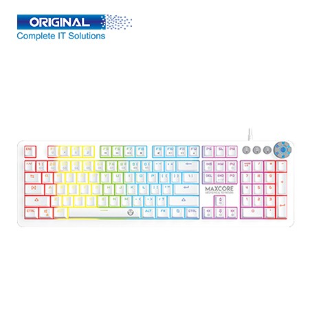 Fantech MK852 Max Core Space Edition Mechanical USB Gaming Keyboard (White)